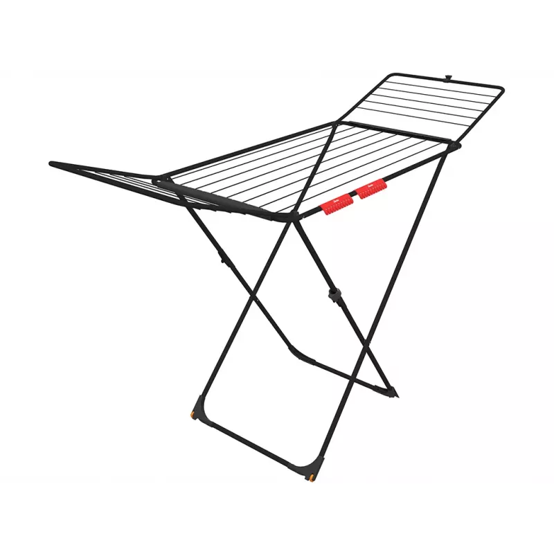 Pesukuivatusrest VILEDA Universal Ultimate Indoor/Outdoor — terasest, 18 m kuivatuspinda, kokkupandav, 1800×930×550 mm