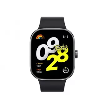 Xiaomi Redmi Watch 4 – nutikell rihmaga – TPU – must – randme suurus: 135–205 mm – ekraan 5 cm (1,97)