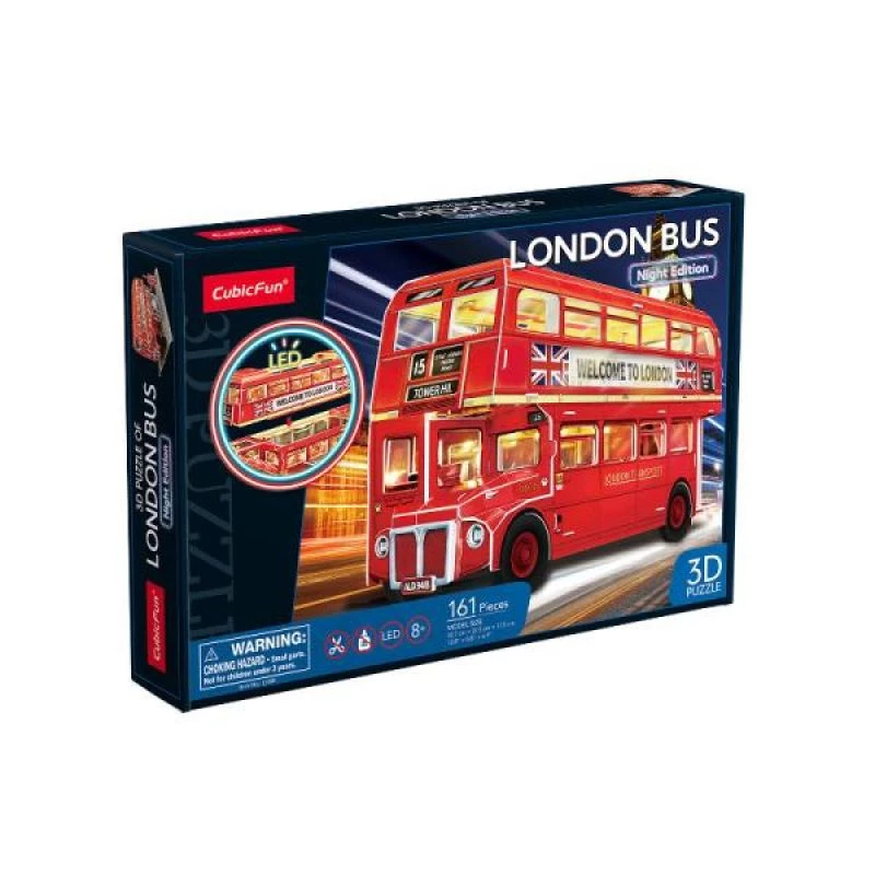 Pusle 3D Londoni buss L538H Cubic Fun Dante