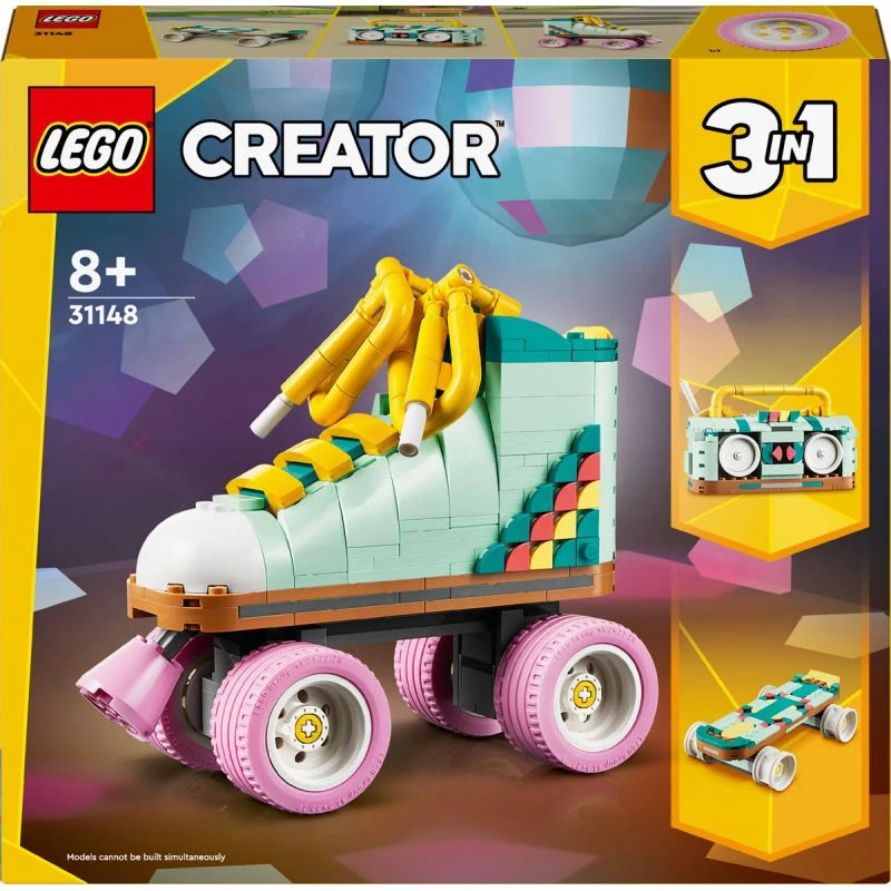 LEGO Creator ehitatavad retro-rulluisud komplekt 31148 2-ühes mudel, 342 tk, 140×160×70 mm