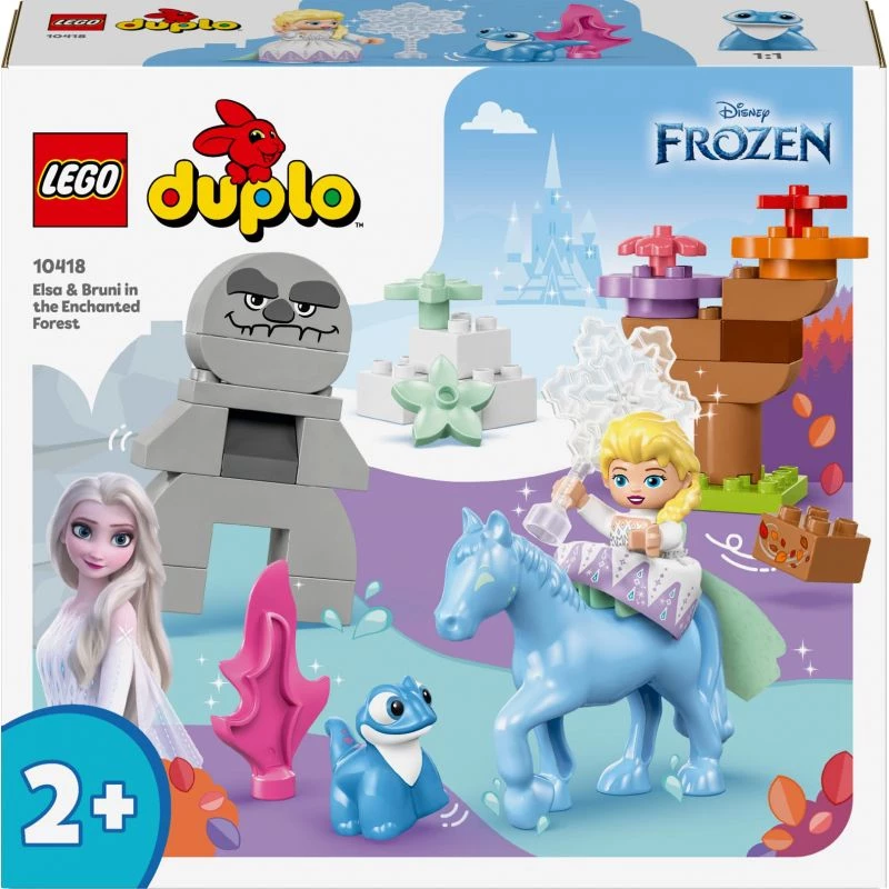 LEGO DUPLO mängukomplekt 10418 — Disney Elsa ja Bruni Nõiutud metsas, 31 osa, 2+ aastat