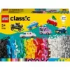LEGO Classic Creative Vehicles Värviliste Mudelautode Komplekt Poltseiautoga ja 11023 Classic Roheline Alusplaat 32x32 Naastuga Ehitusmuru
