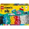 LEGO Classic Creative Vehicles Värviliste Mudelautode Komplekt Poltseiautoga ja 11023 Classic Roheline Alusplaat 32x32 Naastuga Ehitusmuru