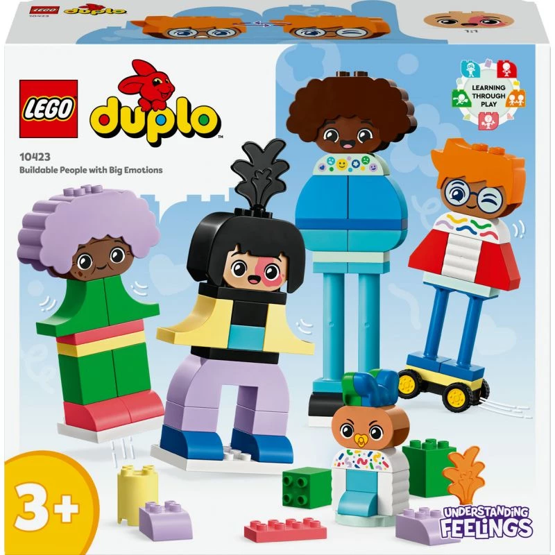 Ehitusmänguasi LEGO DUPLO 10423 ehitatavate inimeste komplekt, 71 tk, vanusele 3+, figuurid 260 mm kõrgusega