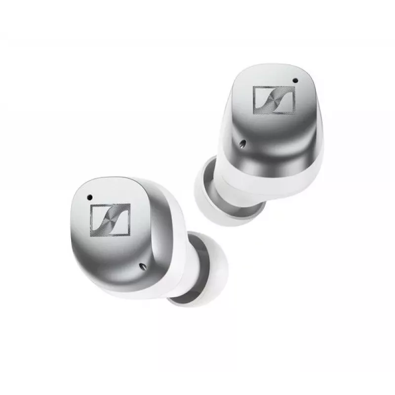 SENNHEISER Momentum MTW4 juhtmevabad Bluetooth mürasummutusega spordikõrvaklapid - valge ja hõbedane