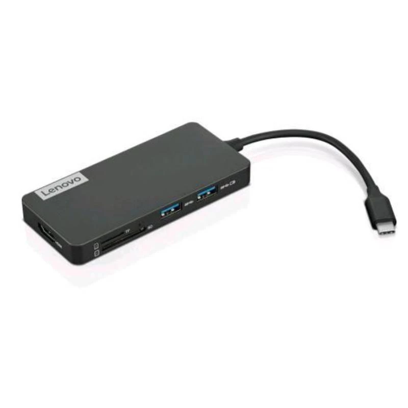 Lenovo 4X11N40212 sülearvuti dokk/pordireplikaator Juhtmega ühendatud USB 3.2 Gen 1 (3.1 Gen 1) USB-C Must