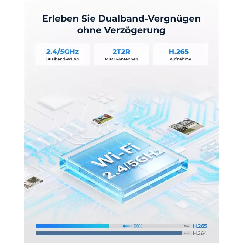Reolink W430 – 4K välikaamera, uue põlvkonna Wi‑Fi 6, 5‑kordne optiline suum, inimese/sõiduki/looma tuvastus, värviline öönägemine
