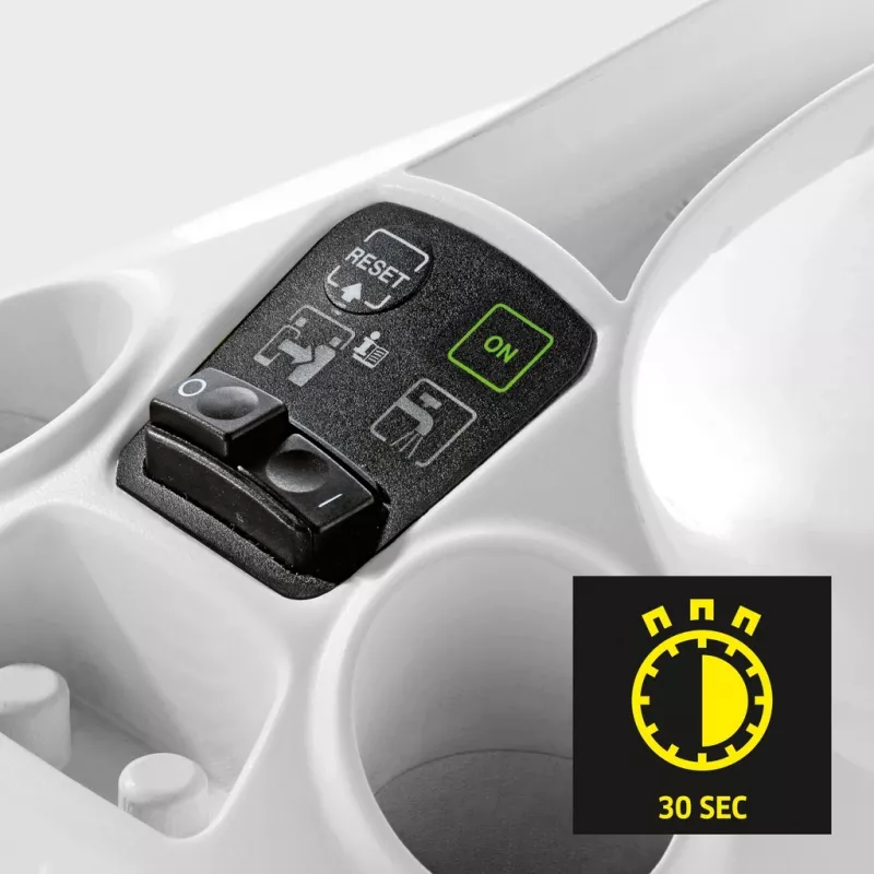 Silindriline aurupuhasti Kärcher SC 3 EasyFix — 1900 W, 0,5 L paak, 3,5 baari, 2,2 m voolik