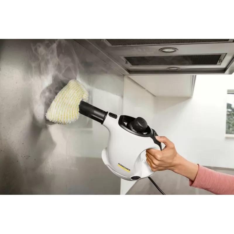 Kärcher SC 1 EasyFix Kaasaskantav aurupuhasti 1200 W Must, Valge