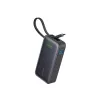 Powerbank 545 NANO 30W 10000mAh sisseehitatud USB-C kaabliga, must
