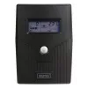 DIGITUS Line-Interactive UPS, 800VA/480W 12V/9Ah X1 Aku, 2x CEE 7/7 pistikupesa, RJ-11, LCD (DN-170064-LCD)