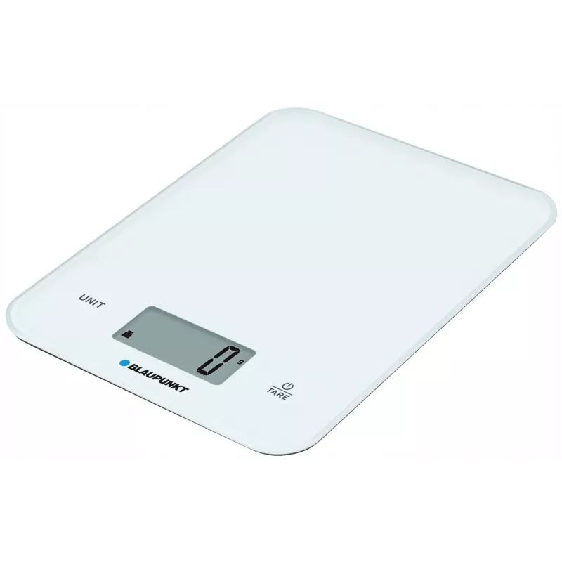 Köögikaal BLAUPUNKT FKS401 — valge, max 10 kg, 1 g täpsus, puutekontroll