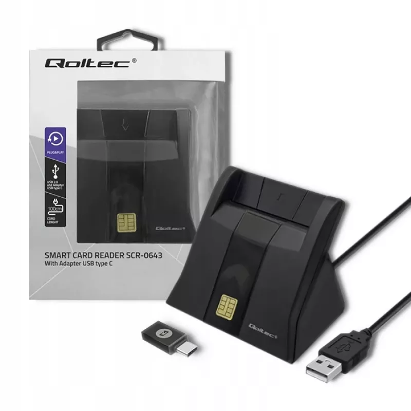 RFID-lugeja Qoltec 50643