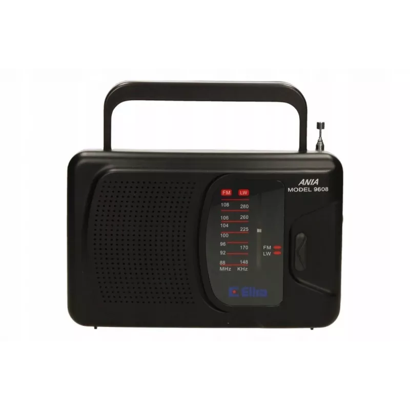 Raadio võrgu- ja patareitoitega FM, LW Eltra Ania
