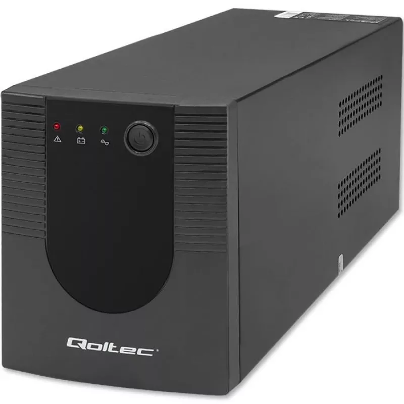 Katkematu toiteallikas UPS Qoltec 53775 1,2 kVA 720 W 4 AC-pistikupesa