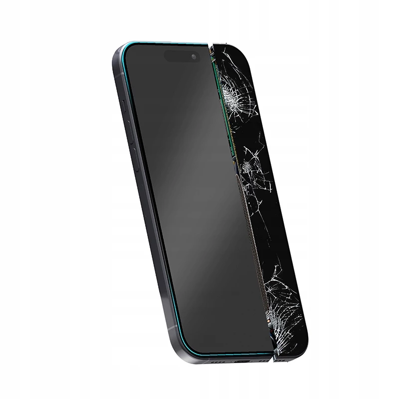 Karastatud hübriidklaasist ekraanikaitse Crong iPhone 15-le CRG-NANO-IP61 9H kõvadusega kriimustuskindel