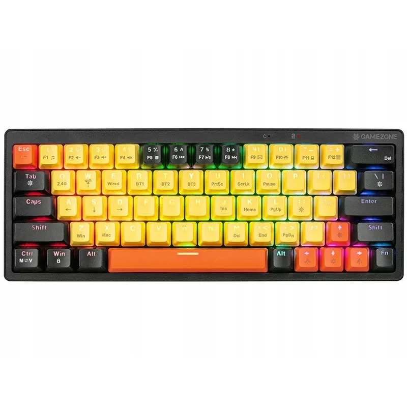 Mehaaniline klaviatuur Tracer Gamezone EVO2 Hot Swap 63 (kollane)