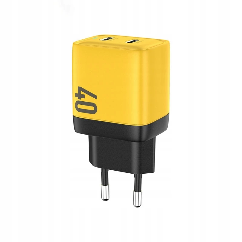 Võrgulaadur WEKOME WK-WP-U128 2x USB-C GaN ülikiire laadur