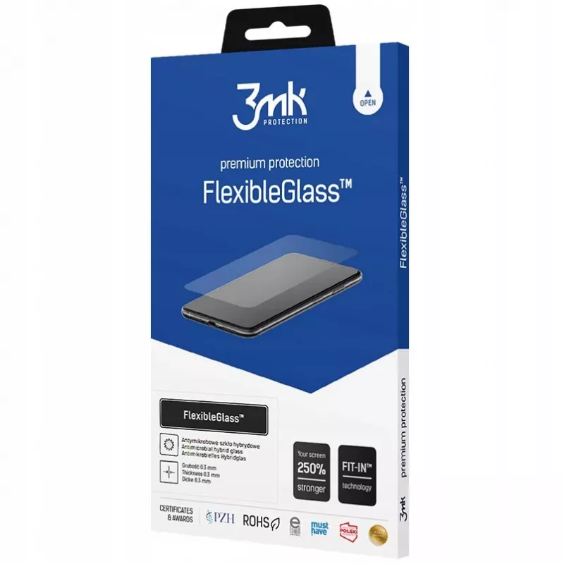 Kaitseklaas 3mk FlexibleGlass Galaxy S24 Ultra ekraanile, hübriidklaas