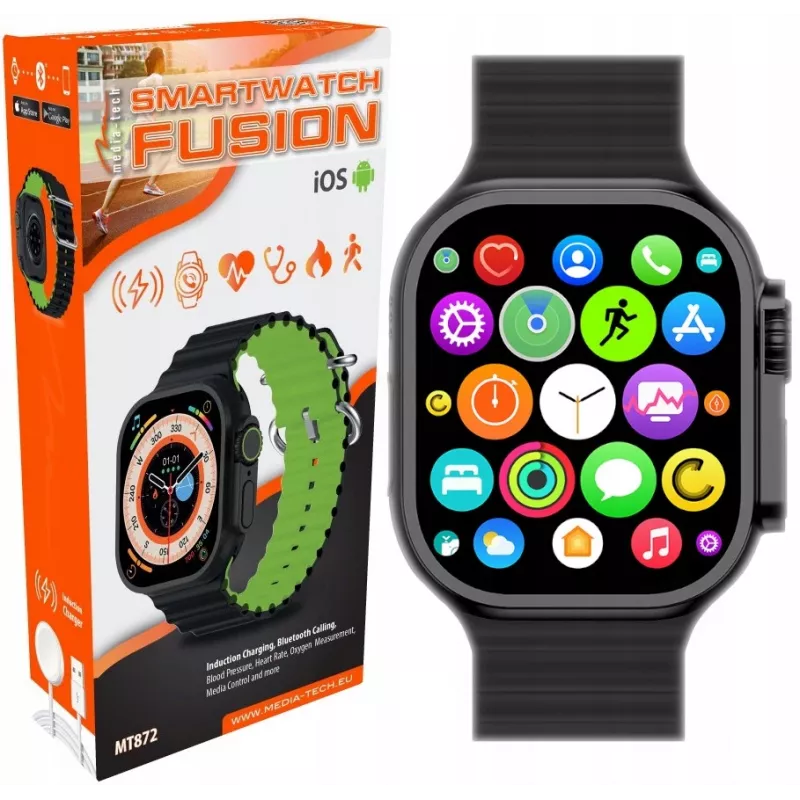 Nutikell Fusion MT872 Bluetooth kõne, pulss, vererõhk, vere hapnik