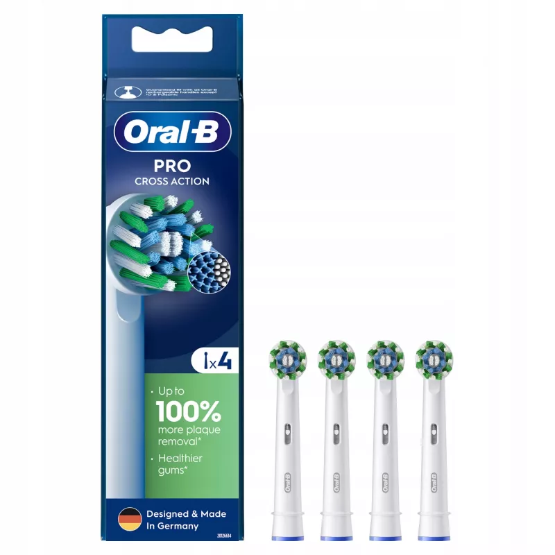 Oral-B Pro CrossAction asendusharjapead, 4 tk