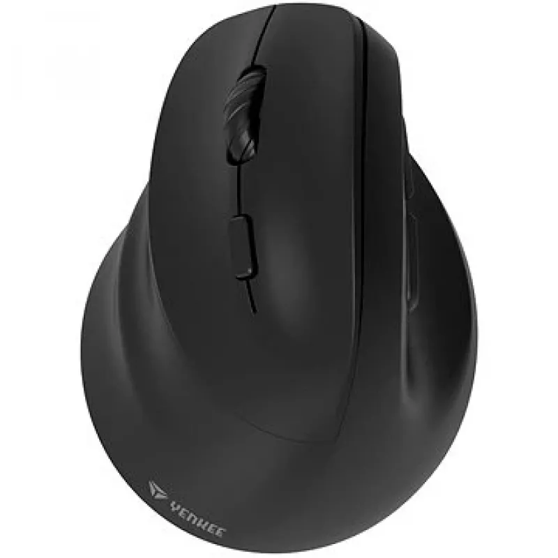 Ergonoomiline vasakukäeline juhtmevaba hiir, kahe juhtmevaba + BT akuga