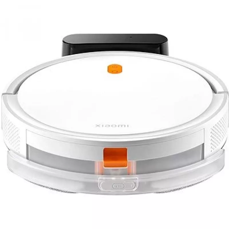Xiaomi robotolmuimeja E5 valge — 2000 Pa imuvõimsus, 2600 mAh aku, 110 min tööaeg, 0,4 L tolmumahuti, märgpühkimine