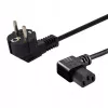 Toitekaabel SAVIO CL-115 IEC C13 isasele, 1,2 m, must