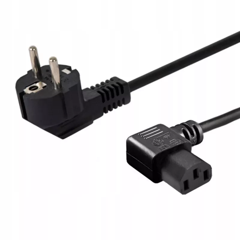 Toitekaabel SAVIO CL-115 IEC C13 isasele, 1,2 m, must