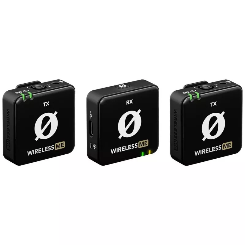 RØDE Wireless ME Dual - kompaktne juhtmevaba mikrofonisüsteem kahe saatjaga kahe kanaliga salvestamiseks