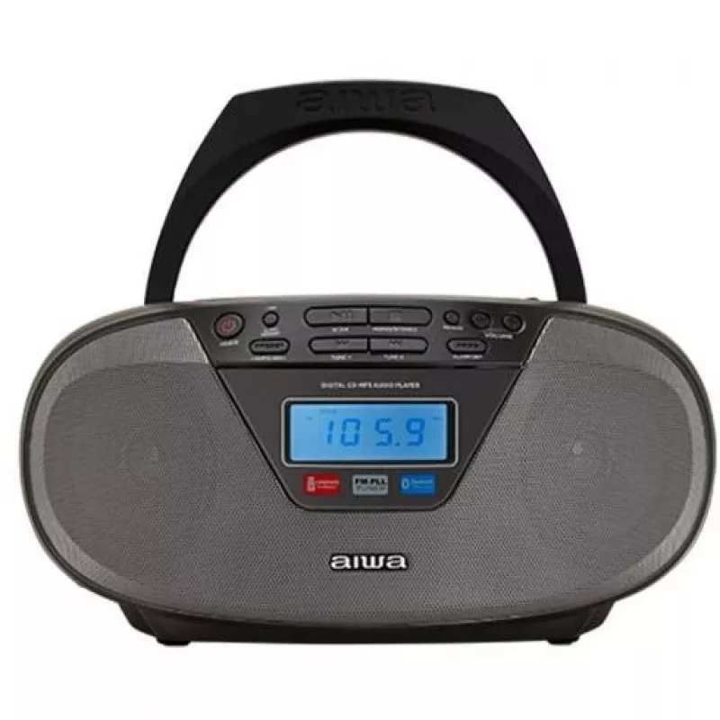 Audio mikrosüsteem Aiwa BBTU-400BK, CD/MP3/FM-PLL/BT-mängija (must)