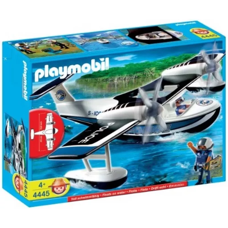 Figuurikomplekt City Action 4445 Politsei Vesilennuk