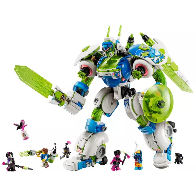 Ehitusmänguasi LEGO Mateo ja Z-Blobi rüütlimecha komplekt 71485 — minifiguur ja ehitatav mecha mängukomplekt