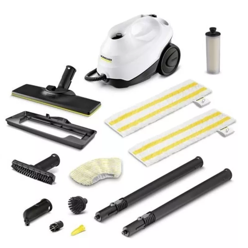 Aurumopp Kärcher SC 3 EasyFix Plus — 1 L veepaak, 1900 W, 3,5 baari aururõhk, valge