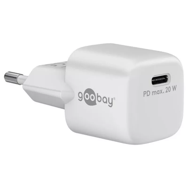 Goobay universaalne must AC kiirlaadimise siselaadija 65403 USB Type-C 110-240V
