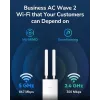 Pääsupunkt Cudy AP1300 Outdoor — kaheribaline 2,4/5 GHz, 300/867 Mbit/s, IP65, PoE, 2 välist RP‑SMA antenni