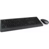 Lenovo 4X30H56829 klaviatuur ja hiir komplektis Universaalne RF juhtmevaba QWERTY USA inglise keel Must