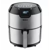 Tefal Easy Fry EY401D Üksik 4,2 L Eraldiseisev 1500 W Kuumaõhufritüür Must, Roostevaba teras