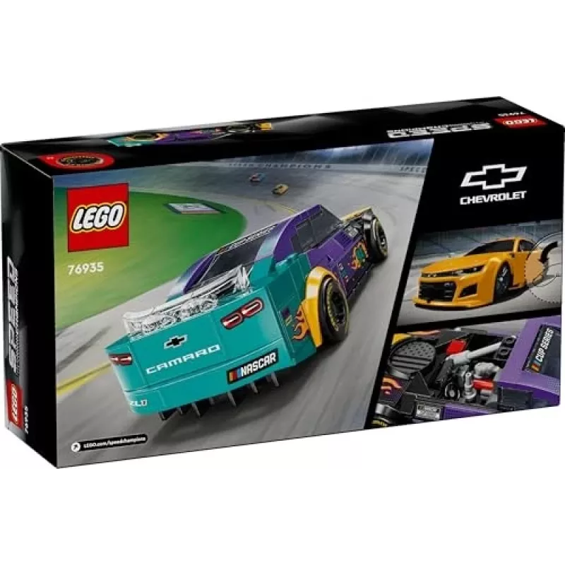 Ehituskomplekt LEGO Speed Champions 76935 NASCAR Next Gen Chevrolet Camaro ZL1, 328 tk, 1 minifiguur, vanus 9+