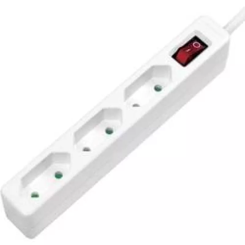 Pikendusjuhe LogiLink LPS230 1.5 m 3 vahelduvvoolupesaga siseruumidesse valge