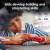 LEGO Speed Champions Ferrari F40 Supercar ehitatav sõidukimänguasi mudelauto 9+ aastastele poistele ja tüdrukutele juhi minifiguuriga laste magamistuppa