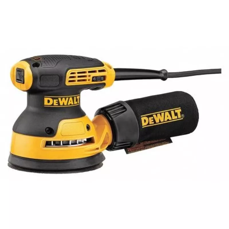 Orbitaallihvija DeWalt DWE6423-QS, 280 W, 8 000–12 000 OPM, 2,6 mm orbiit, 1,28 kg