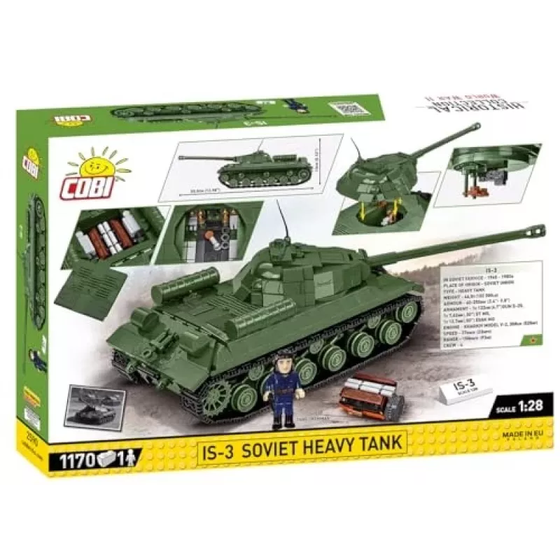 COBI Historical Collection WWII Is-3 Nõukogude raske tank