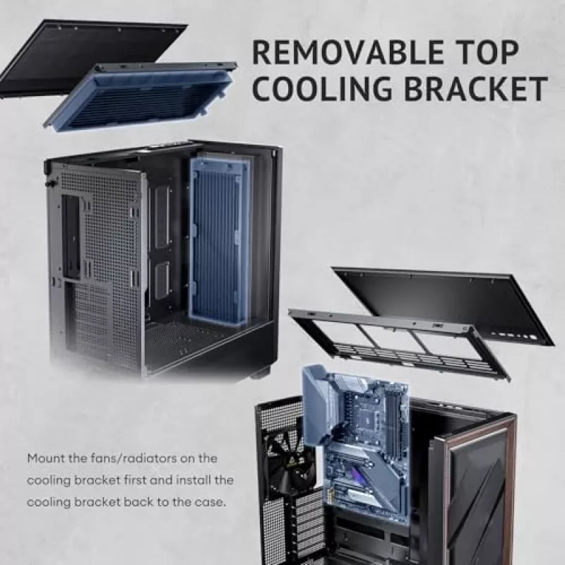 Antec 0-761345-10133-2 arvutikorpus MIDI Tower must puit