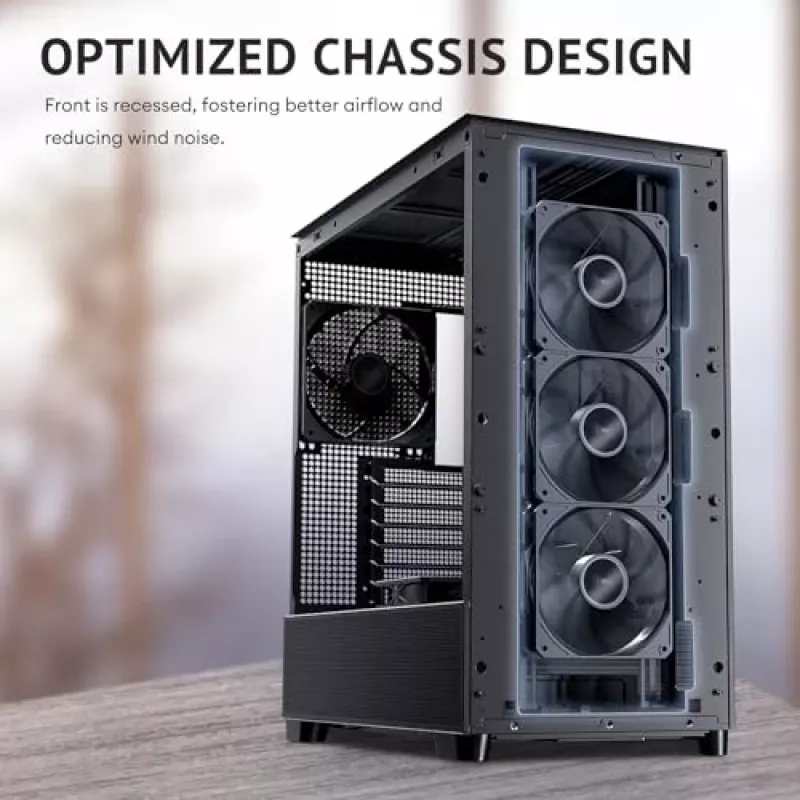 Antec 0-761345-10133-2 arvutikorpus MIDI Tower must puit