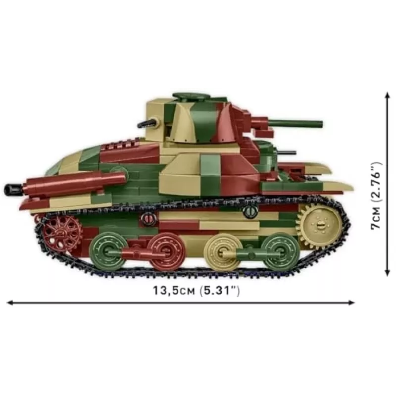 Cobi Historical Collection WWII Tüüp 95 Ha-Go Tank, Multi