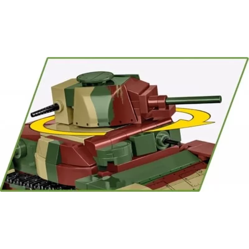 Cobi Historical Collection WWII Tüüp 95 Ha-Go Tank, Multi