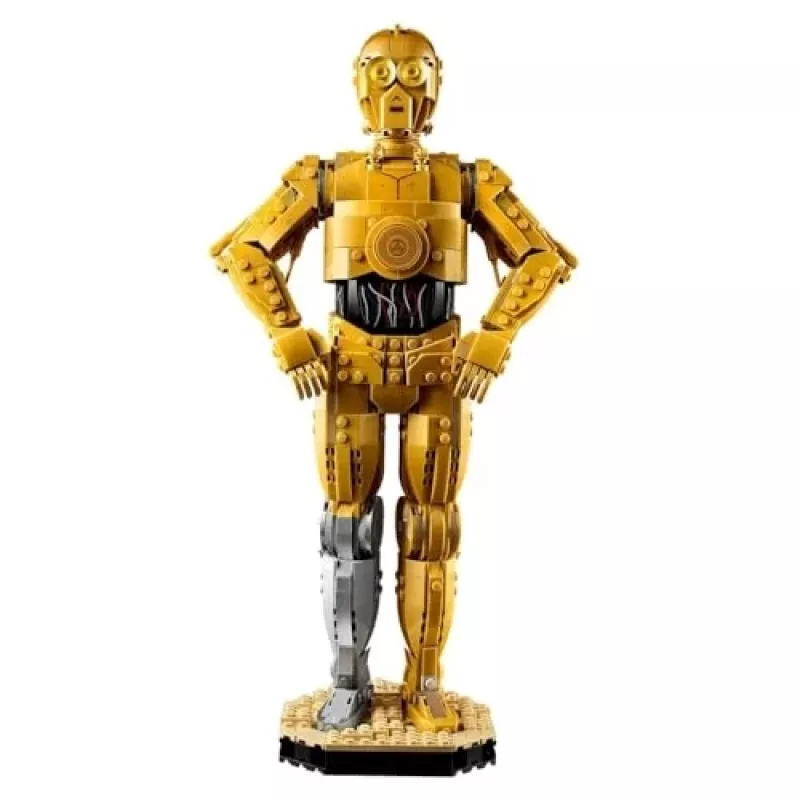 LEGO ehitatav figuur Star Wars C-3PO mudel 75398 — 1 138 osa, 380 mm väljapanekukollektsiooni ese