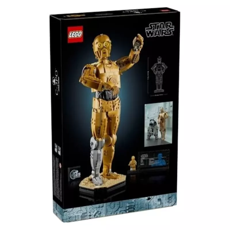 LEGO ehitatav figuur Star Wars C-3PO mudel 75398 — 1 138 osa, 380 mm väljapanekukollektsiooni ese