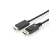 Adapterkaabel Displayport 1.2 lukustusega 4K 60Hz UHD tüüp DP/HDMI A M/M must 2 m